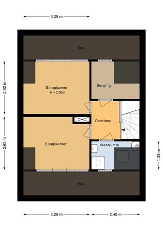 Floorplan - Waterhoen 8, 3752 ZJ Bunschoten-Spakenburg